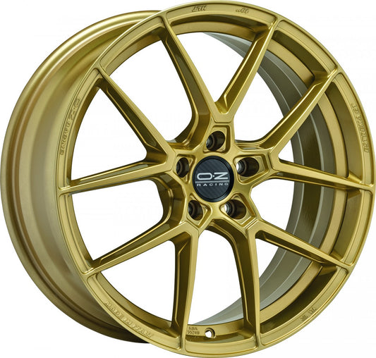 OZ Estrema GT HLT race gold 8.5x18 ET35 - LK5/114.3 ML75