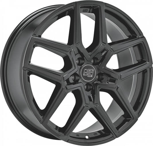 MSW 52 gloss black Alufelge 8.5x20 Zoll ET30 LK 5x112 ML73.1
