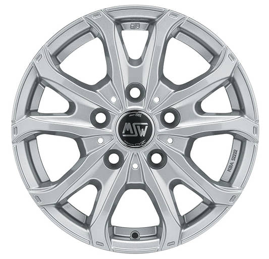 MSW 48 Van full silver 6.5x16 ET50 - LK6/120 ML74.56