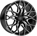 MSW 51 gloss black full polished 11.5x22 ET22 - LK5/130 ML71.56