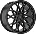 MSW 51 gloss black 11.5x22 ET22 - LK5/130 ML71.56