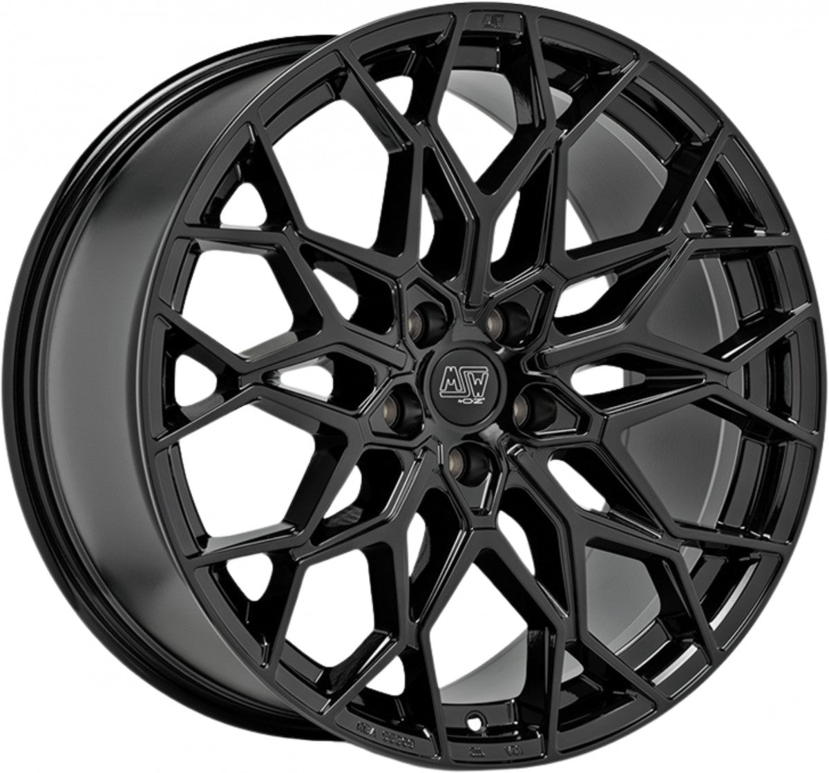 MSW 51 gloss black 11.5x22 ET22 - LK5/130 ML71.56