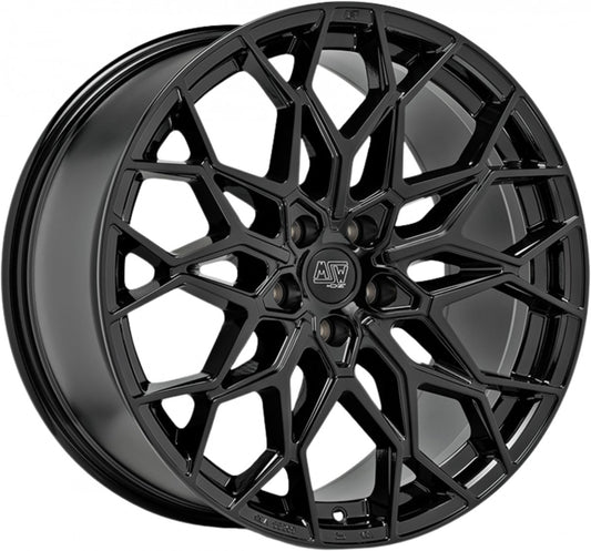 MSW 51 gloss black 10x21 ET33 - LK5/130 ML84.1