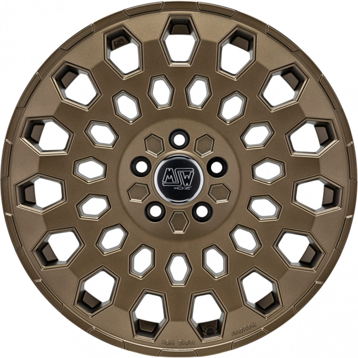 MSW 99 matt bronze 6.5x16 ET55 - LK5/130 ML89.1
