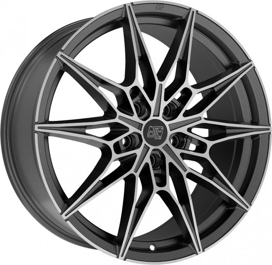 MSW 75 gun metal poliert 8x20 ET50 - LK5/112 ML73.1