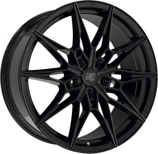 MSW 75 gloss black 8x20 ET50 - LK5/112 ML73.1