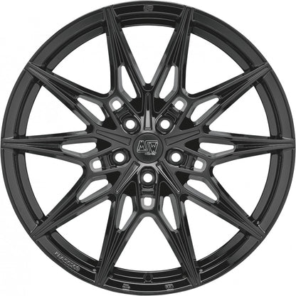 MSW 75 gloss black 8x20 ET50 - LK5/112 ML73.1