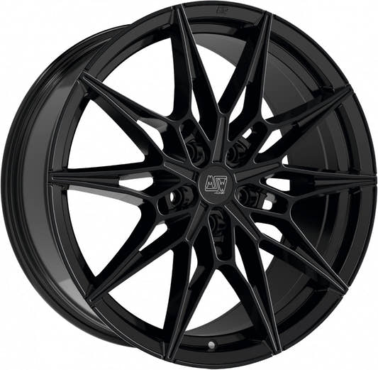 MSW 75 gloss black Alufelge 9x20 Zoll ET39 LK 5x112 ML73.1