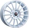OZ Superturismo TGR-WRT race white + red lettering Alufelge 8x18 Zoll ET45 LK 5x114.3 ML75