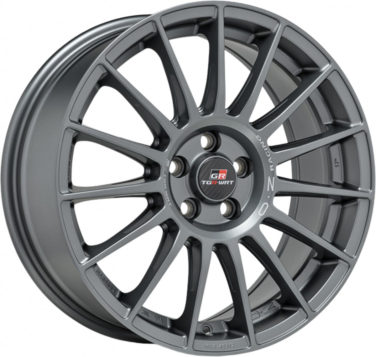 OZ Superturismo TGR-WRT matt graphite 8.5x20 ET42 - LK5/114.3 ML75