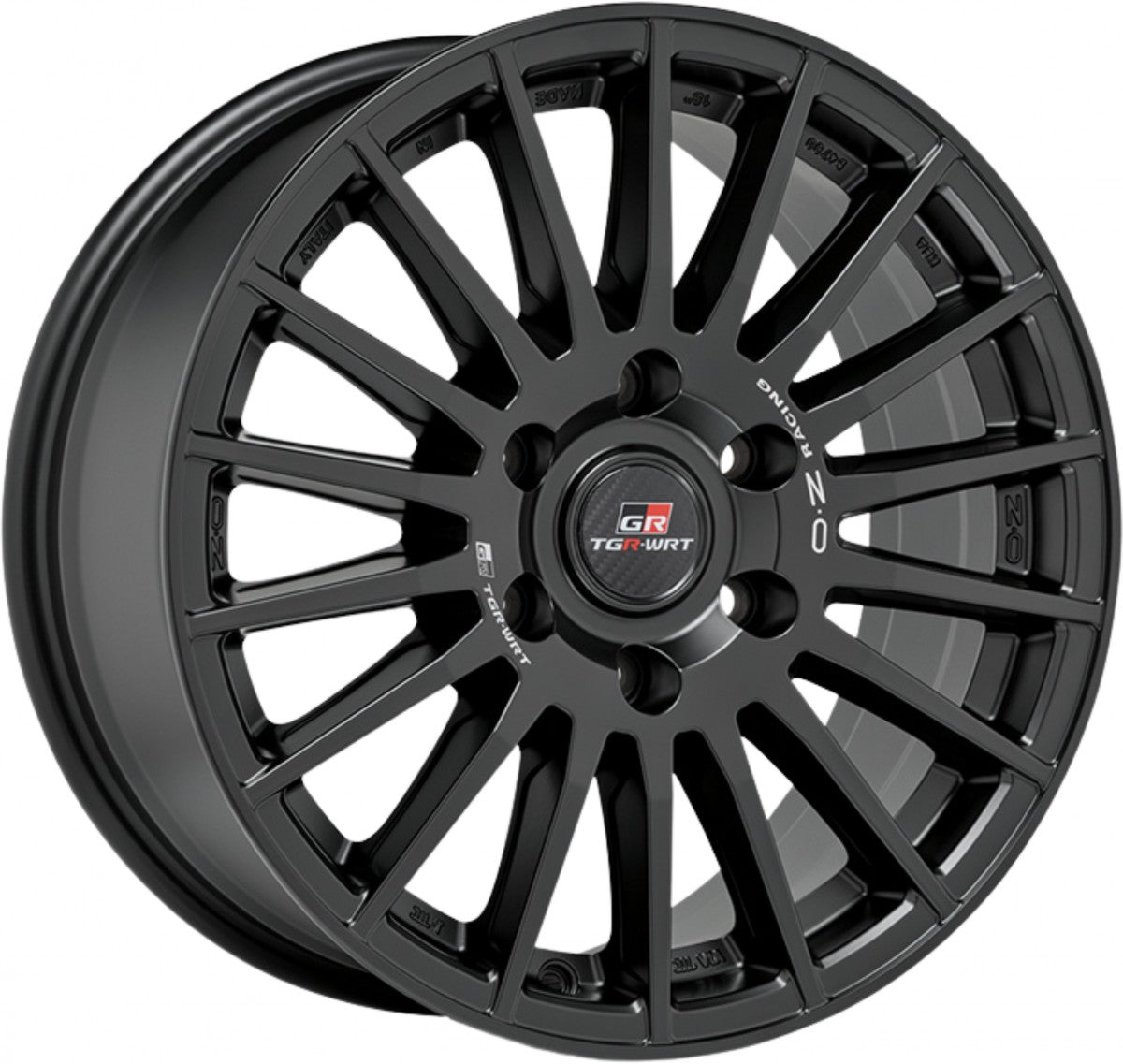 OZ Rally Desert TGR-WRT matt black 8x18 ET50 - LK6/139.7 ML95.1