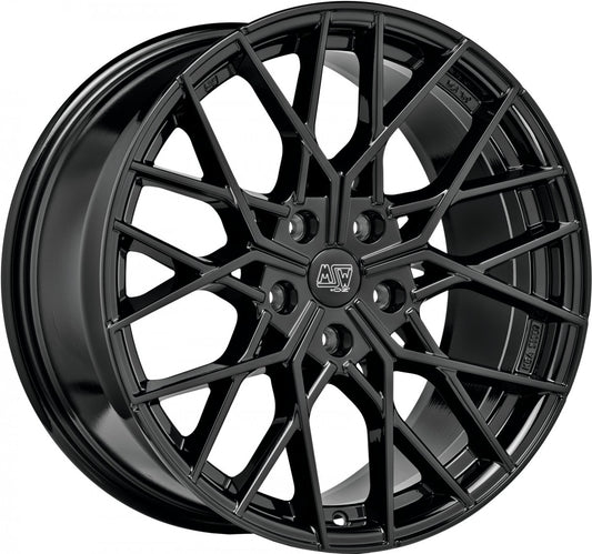 MSW 74 gloss black 10x19 ET46.1 - LK5/112 ML66.56