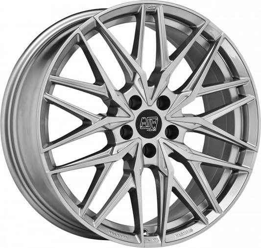 MSW 50 hyper silver Alufelge 8.5x20 Zoll ET28 LK 5x112 ML73.1