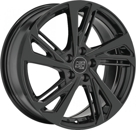 MSW 60 gloss black 8x18 ET40 - LK5/112 ML57.06