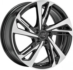 MSW 60 gloss black full polished Alufelge 7.5x17 Zoll ET50.5 LK 5x108 ML63.4
