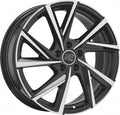 MSW 80/5 gloss black full polished 7x16 ET40 - LK5/114.3 ML60.06