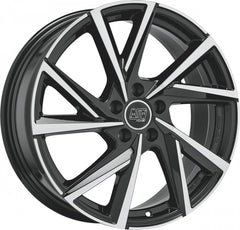 MSW 80/5 gloss black full polished Alufelge 7x16 Zoll ET40 LK 5x114.3 ML60.06