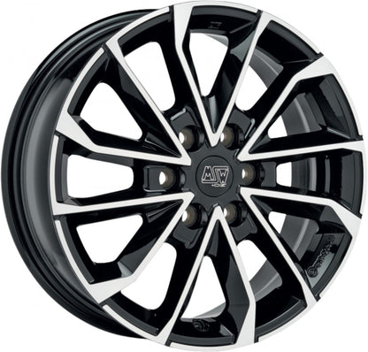MSW 42 Van gloss black full polished 6.5x17 ET50 - LK6/120 ML74.56