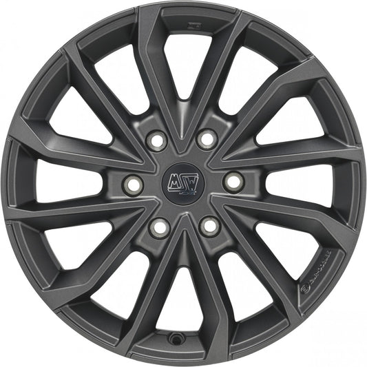 MSW 42 Van matt dark grey 6.5x17 ET50 - LK6/120 ML74.56