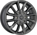 MSW 42 Van matt dark grey Alufelge 6.5x17 Zoll ET54 LK 6x130 ML84.1