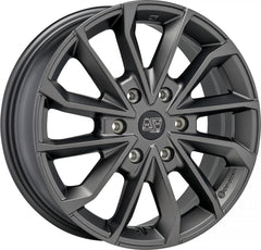 MSW 42 Van matt dark grey Alufelge 6.5x17 Zoll ET54 LK 6x130 ML84.1