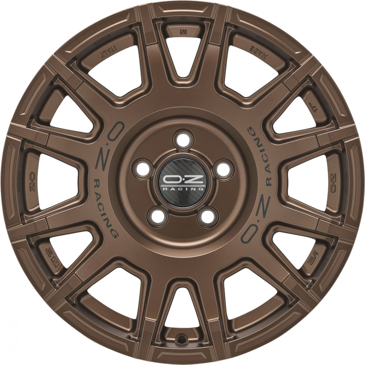 OZ Rally Legend matt bronze + dark lettering Alufelge 8x17 Zoll ET35 LK 6x139.7 ML106.1 – Bild 2