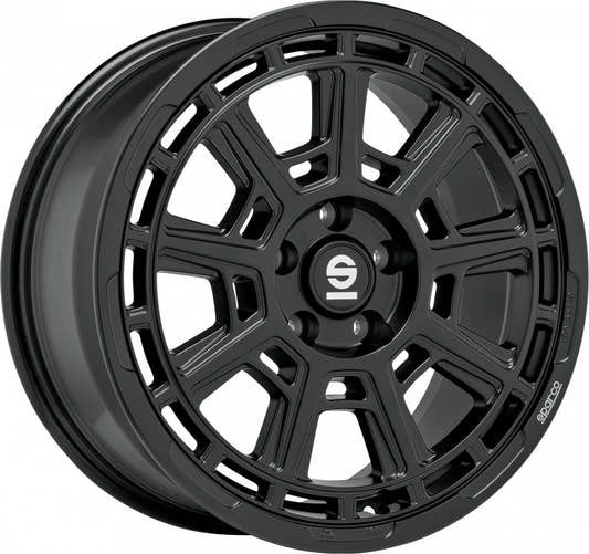 Sparco Sterrato matt black 8x17 ET44 - LK6/120 ML74.6