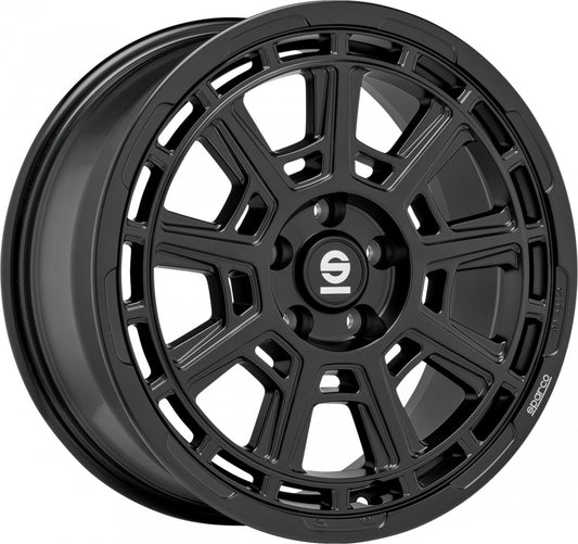 Sparco Sterrato matt black 8x17 ET44 - LK6/120 ML74.6