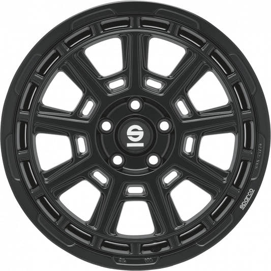 Sparco Sterrato matt black 8x17 ET44 - LK6/120 ML74.6