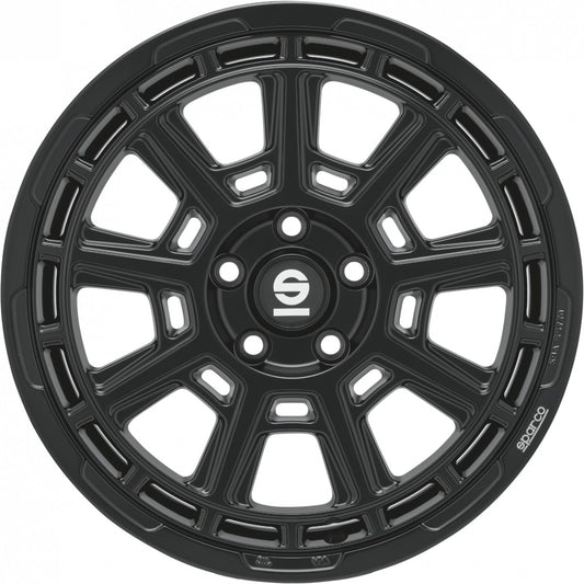 Sparco Sterrato matt black 8x17 ET44 - LK6/120 ML74.6