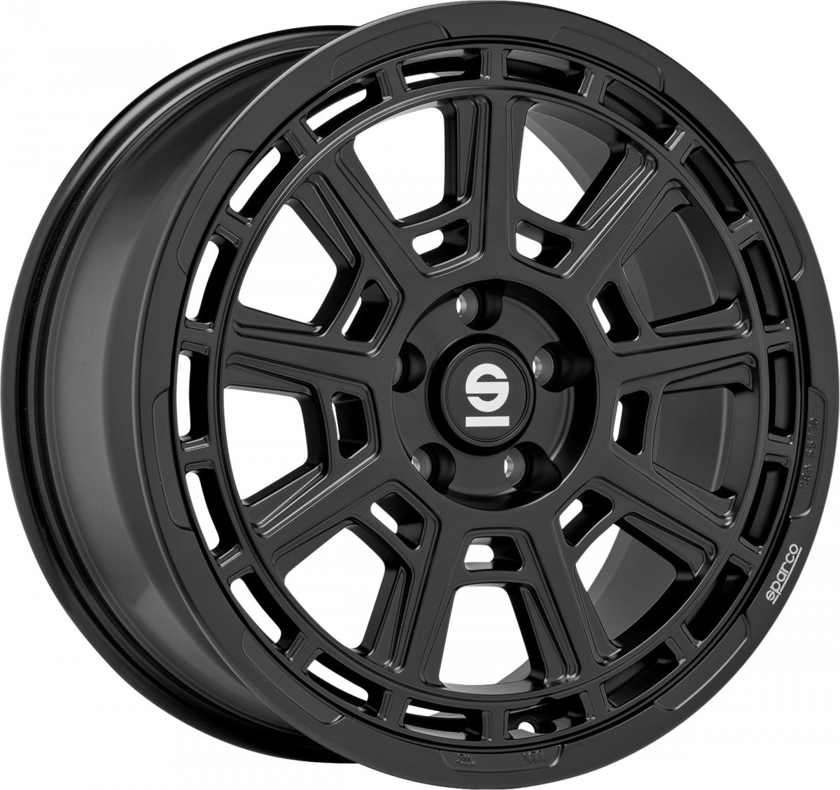 Sparco Sterrato matt black Alufelge 8x17 Zoll ET35 LK 5x114.3 ML73.1