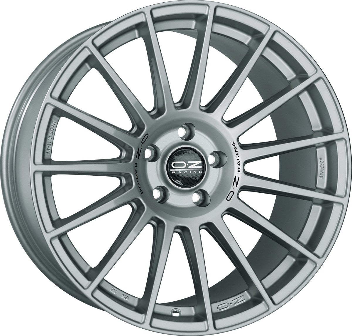 OZ Superturismo Dakar matt race silver 10x20 ET39.1 - LK5/130 ML66.56