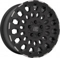 MSW 99 matt black lip polished 7x17 ET40 - LK6/120 ML74.6