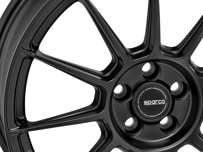 Sparco FF4 matt black 8x18 ET35 - LK5/112 ML73.1