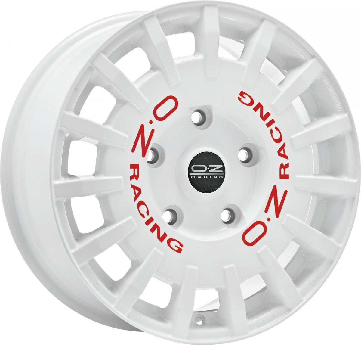 OZ Rally Racing white 8x18 ET35 - LK5/114.3 ML75