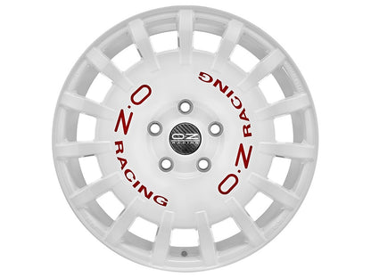 OZ Rally Racing white 8x18 ET35 - LK5/114.3 ML75