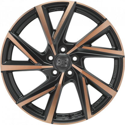 MSW 80/5 matt black copper full polished 8x18 ET40 - LK5/112 ML57.06