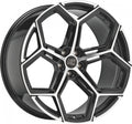 MSW 53 gloss black full polished Alufelge 10.5x22 Zoll ET19 LK 5x112 ML66.56