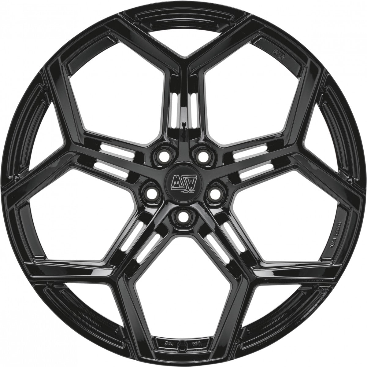 MSW 53 gloss black Alufelge 9x20 Zoll ET20 LK 5x112 ML73.1 – Bild 2