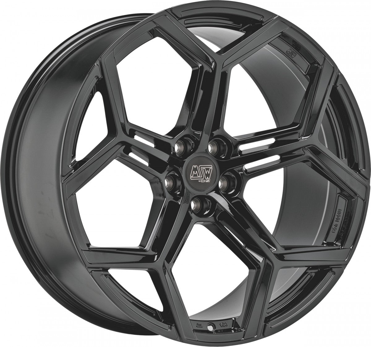 MSW 53 gloss black Alufelge 9x20 Zoll ET35 LK 5x112 ML73.1