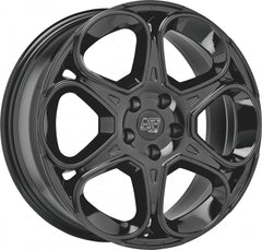 MSW 83 gloss black Alufelge 7.5x18 Zoll ET48 LK 5x100 ML63.3