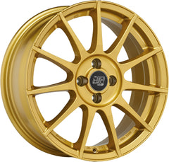 MSW 85 gold Alufelge 7x17 Zoll ET35 LK 4x98 ML58.06