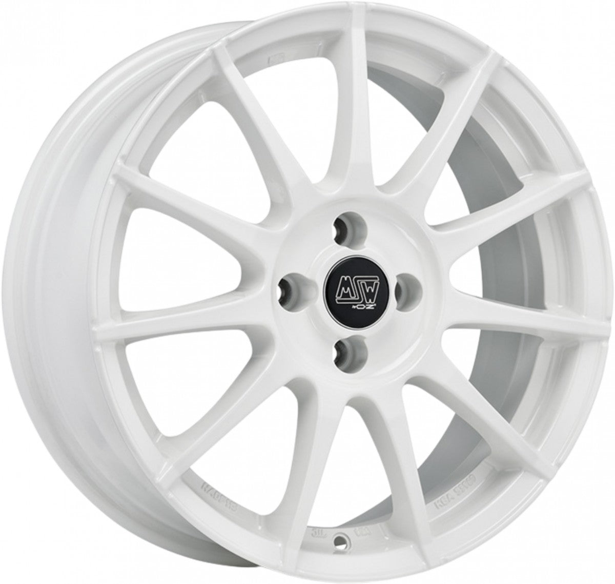 MSW 85 white 7x17 ET30 - LK4/98 ML58.06
