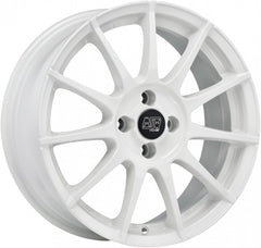 MSW 85 white Alufelge 7x17 Zoll ET30 LK 4x98 ML58.06
