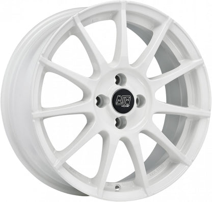 MSW 85 white 7x17 ET30 - LK4/98 ML58.06