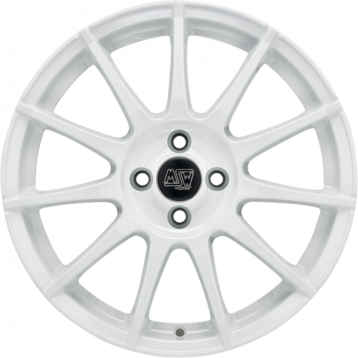 MSW 85 white 7x17 ET30 - LK4/98 ML58.06