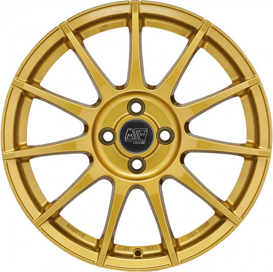 MSW 85 gold Alufelge 7x17 Zoll ET30 LK 4x98 ML58.06