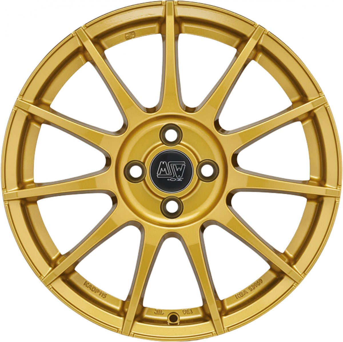 MSW 85 gold 7x17 ET30 - LK4/98 ML58.06