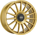 OZ Superturismo Evoluzione race gold + black lettering Alufelge 8x18 Zoll ET35 LK 5x112 ML75
