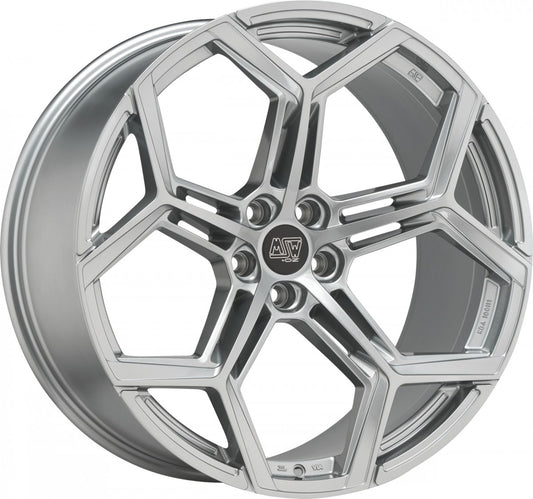 MSW 53 hyper silver 10.5x21 ET19 - LK5/112 ML66.56